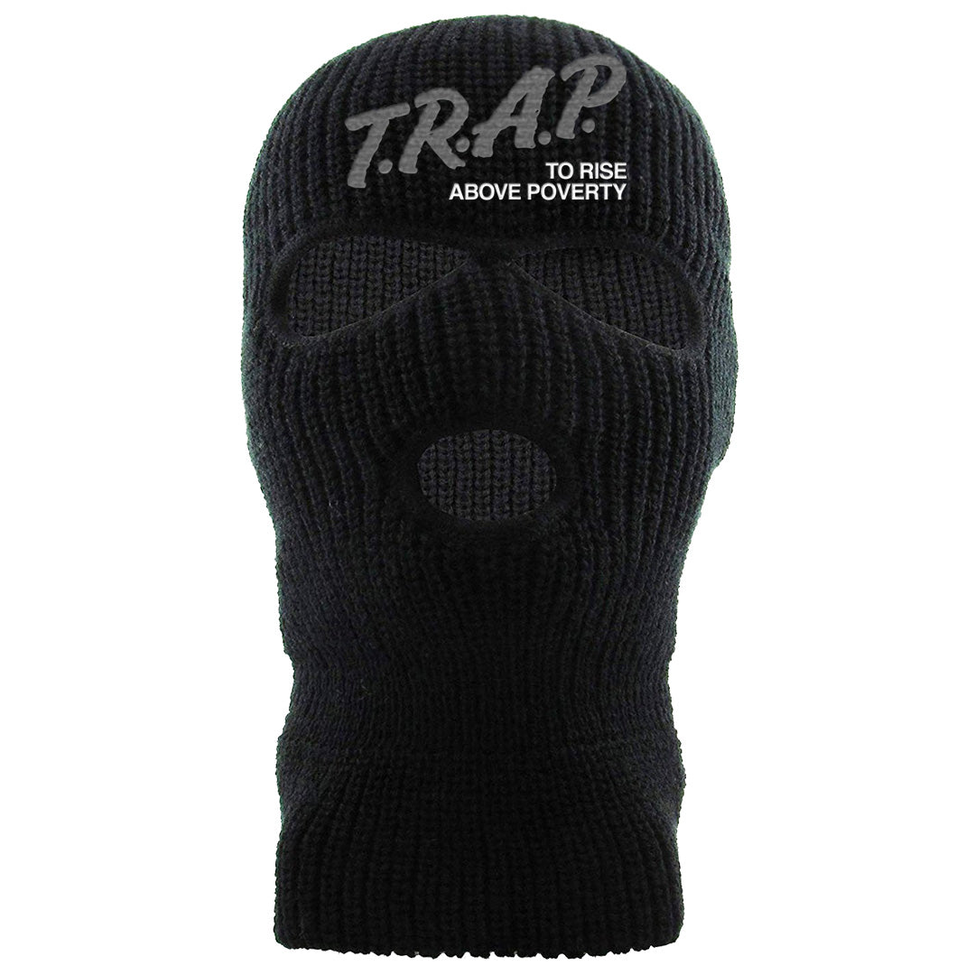 Black Phantom Low 1s Ski Mask | Trap To Rise Above Poverty, Black