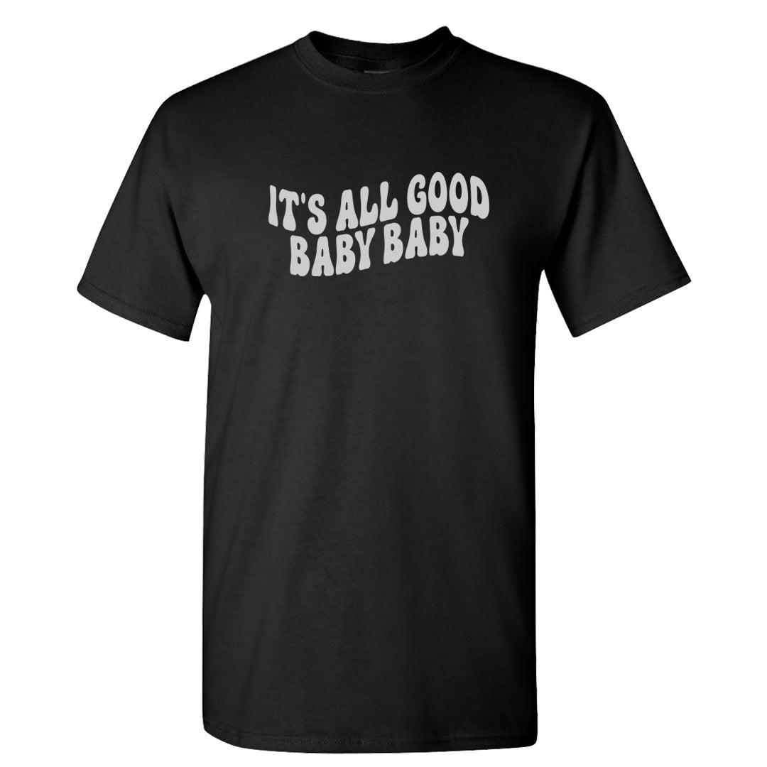 Black Cement Low 1s T Shirt | All Good Baby, Black