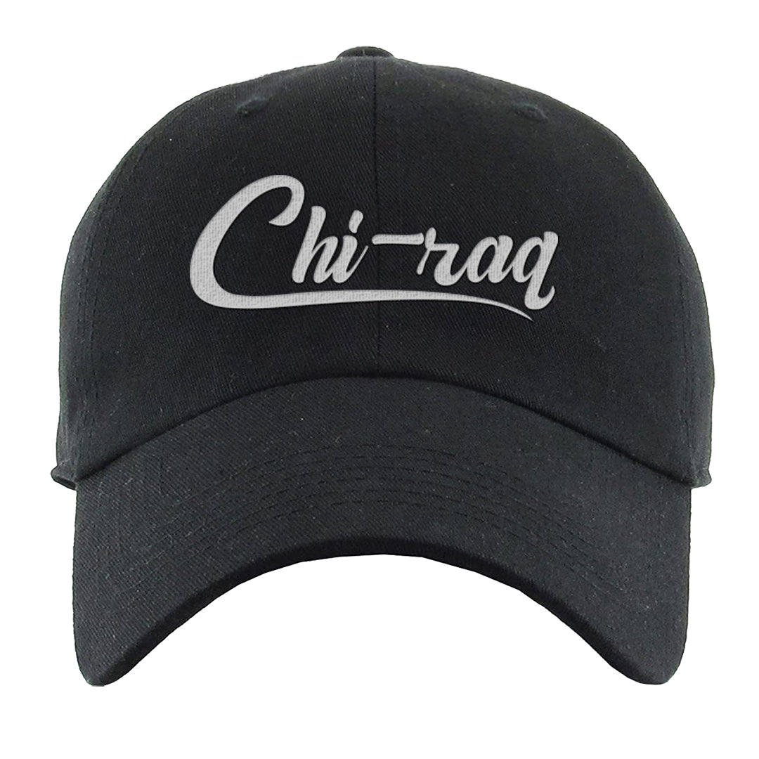 Black Cement Low 1s Dad Hat | Chiraq, Black