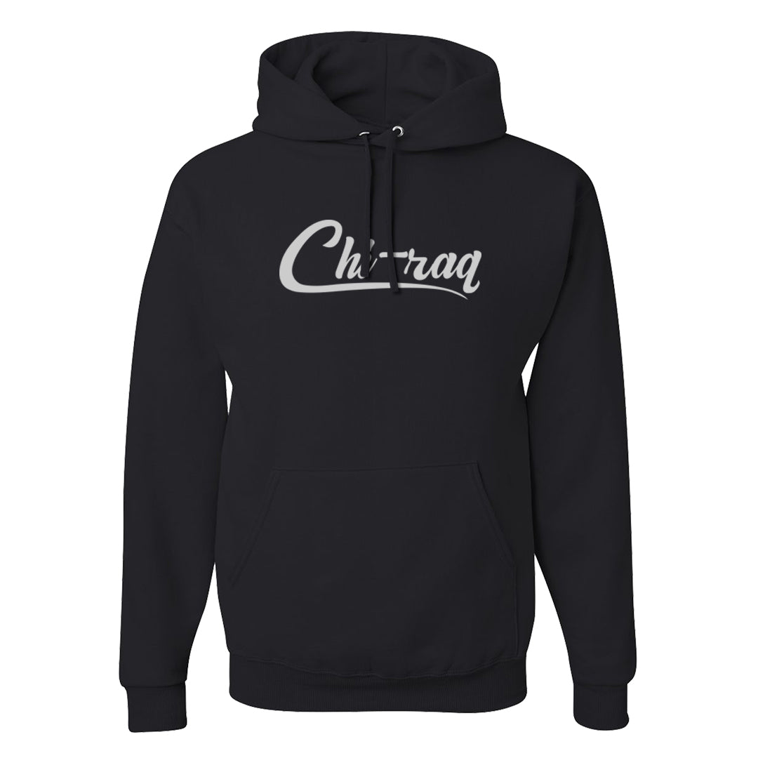 Black Cement Low 1s Hoodie | Chiraq, Black