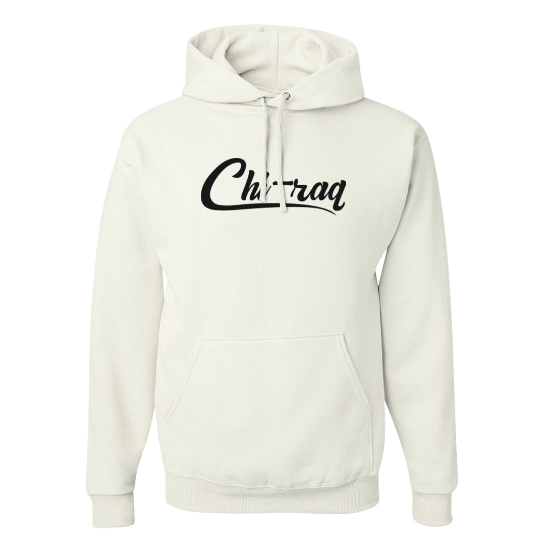 Black Cement Low 1s Hoodie | Chiraq, White