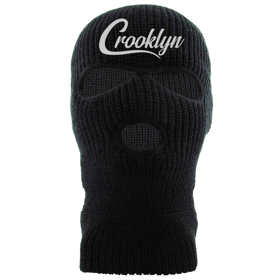 Black Cement Low 1s Ski Mask | Crooklyn, Black