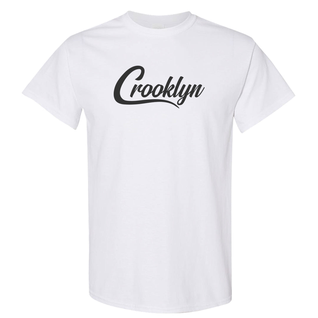 Black Cement Low 1s T Shirt | Crooklyn, White