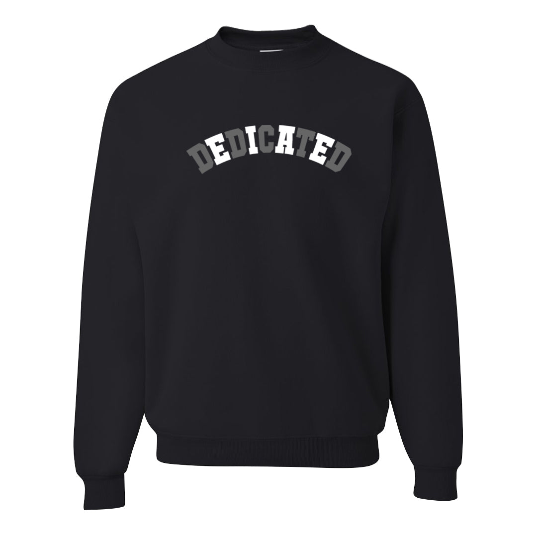 Black Cement Low 1s Crewneck Sweatshirt | Dedicated, Black