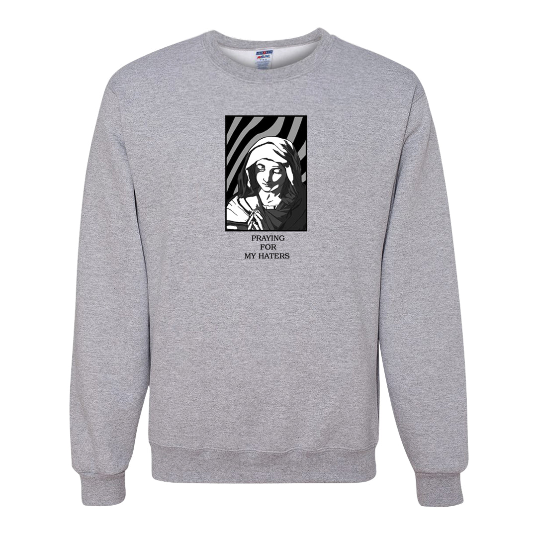 Black Cement Low 1s Crewneck Sweatshirt | God Told Me, Ash