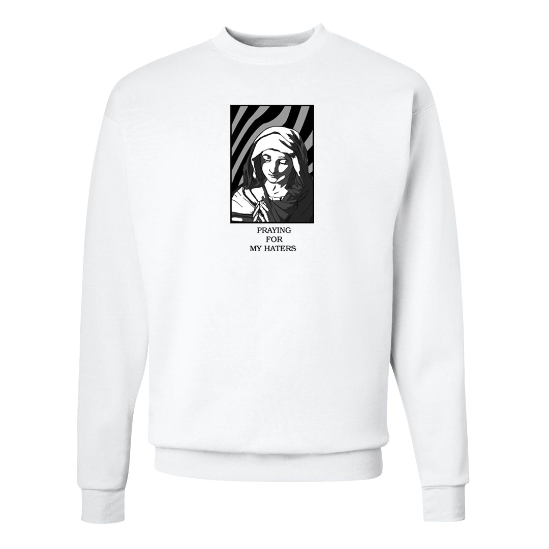 Black Cement Low 1s Crewneck Sweatshirt | God Told Me, White