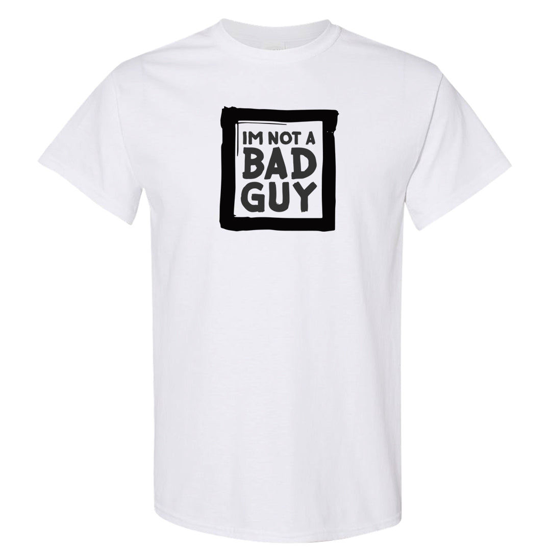 Black Cement Low 1s T Shirt | I'm Not A Bad Guy, White