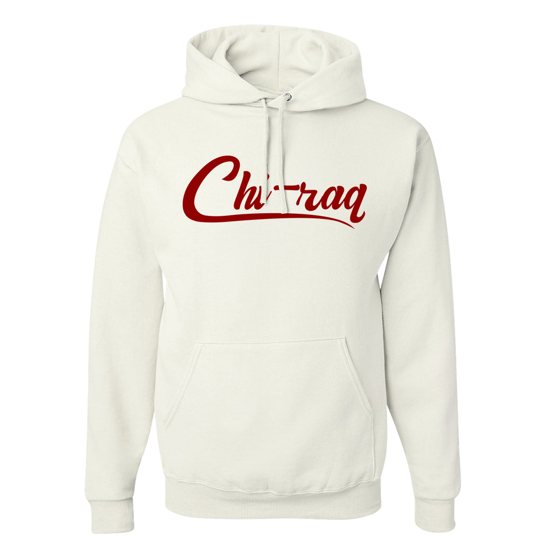 Black White Fire Red Low 1s Hoodie | Chiraq, White