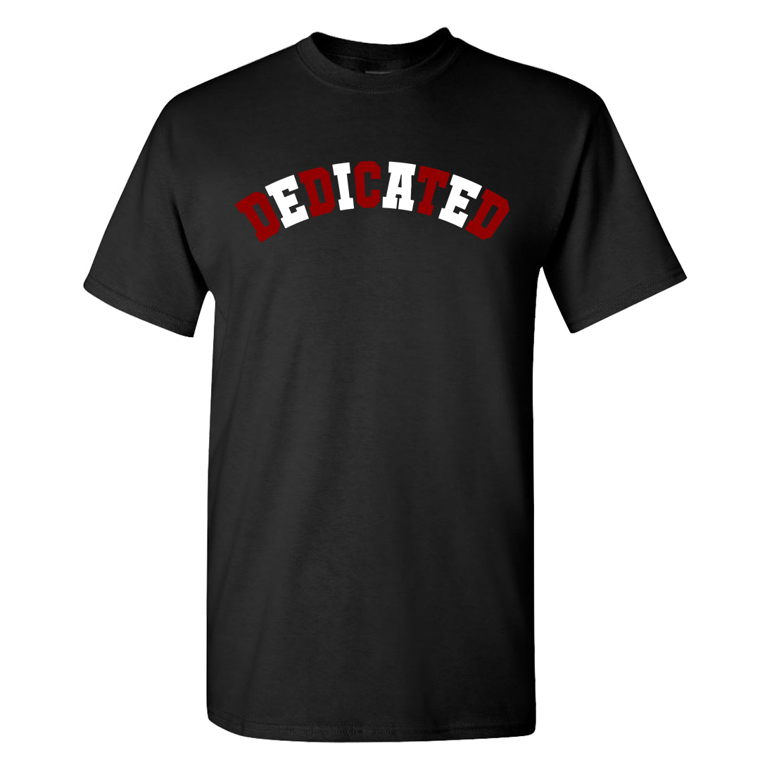 Black White Fire Red Low 1s T Shirt | Dedicated, Black