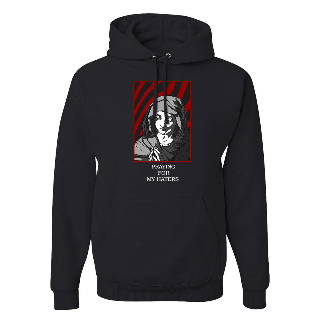 Black White Fire Red Low 1s Hoodie | God  Told Me, Black