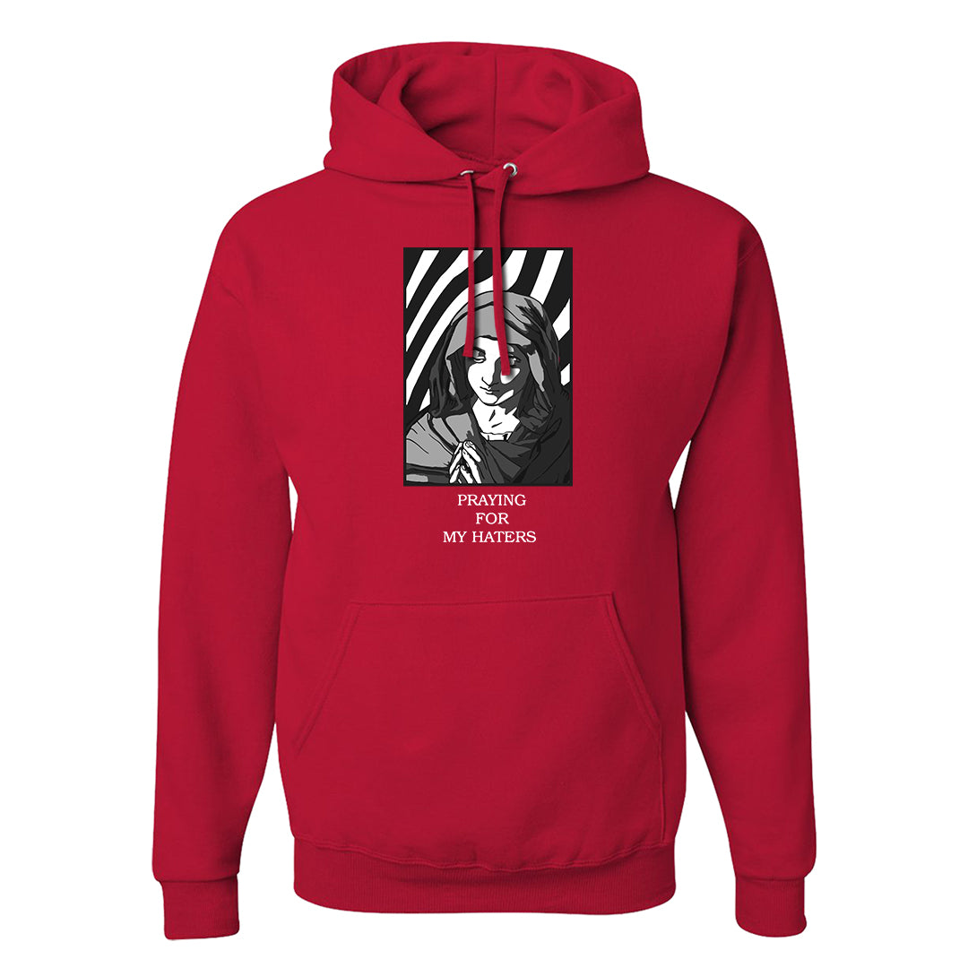 Black White Fire Red Low 1s Hoodie | God  Told Me, Red