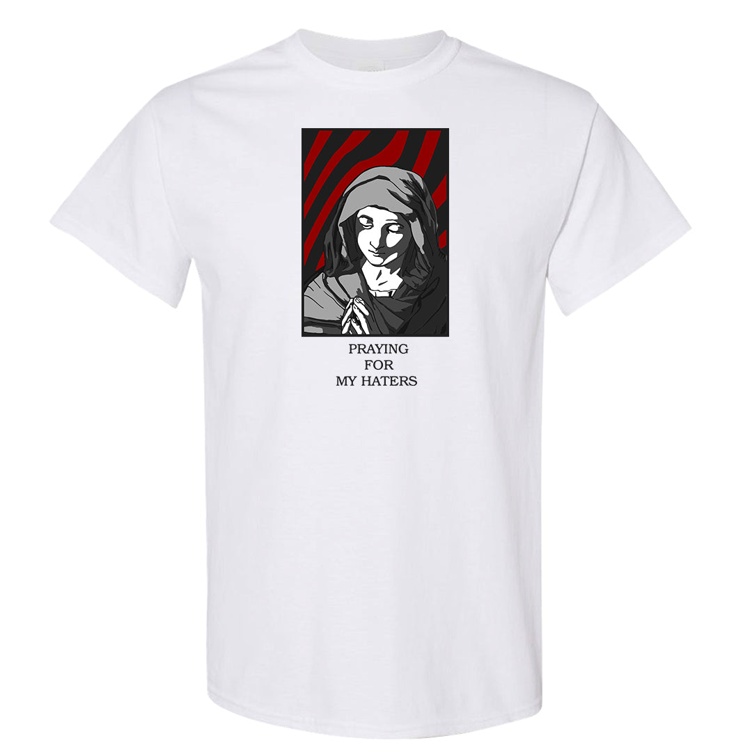 Black White Fire Red Low 1s T Shirt | God  Told Me, White