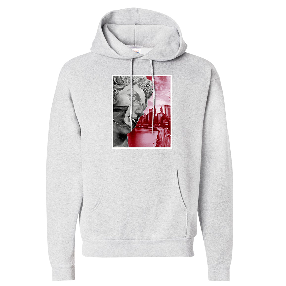 Black White Fire Red Low 1s Hoodie | Miguel, Ash