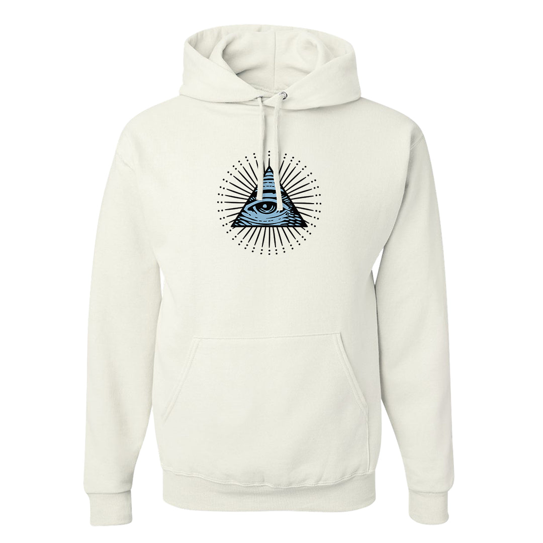 Concord Low 1s Hoodie | All Seeing Eye, White