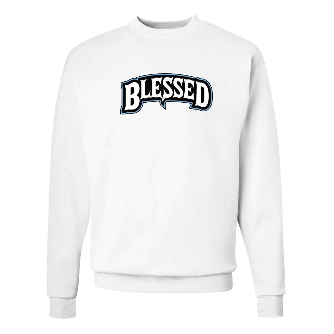 Concord Low 1s Crewneck Sweatshirt | Blessed Arch, White