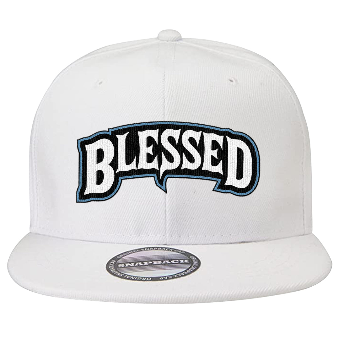 Concord Low 1s Snapback Hat | Blessed Arch, White