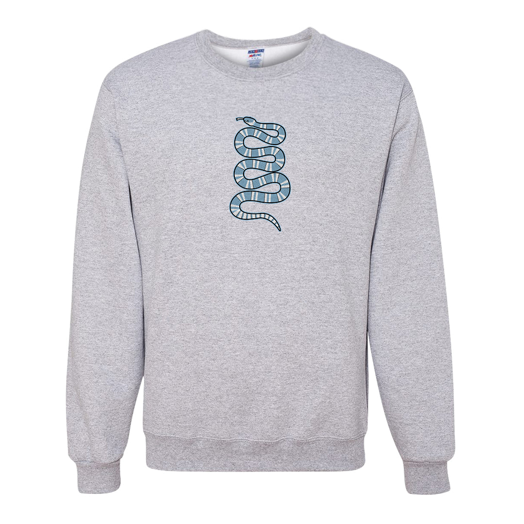 Concord Low 1s Crewneck Sweatshirt | Coiled Snake, Ash