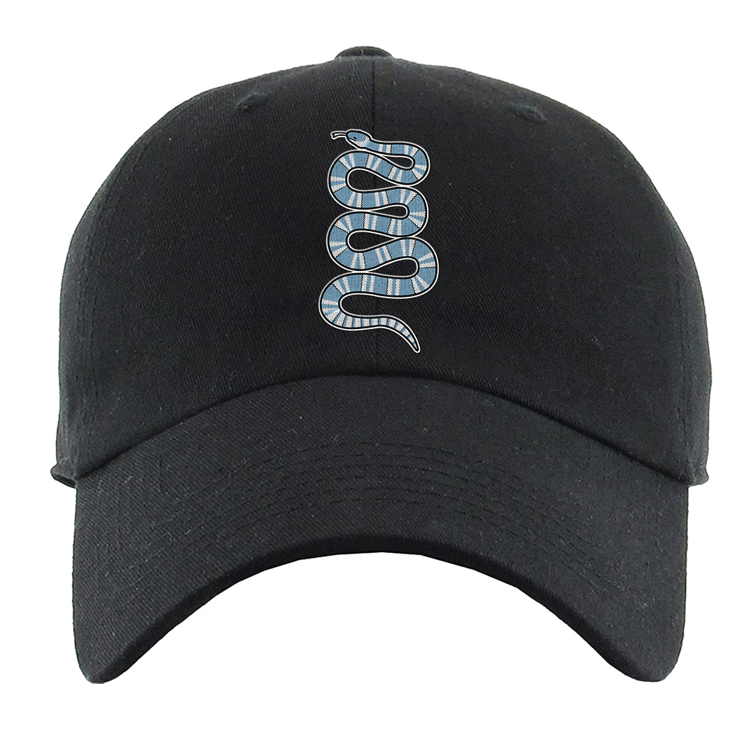 Concord Low 1s Dad Hat | Coiled Snake, Black