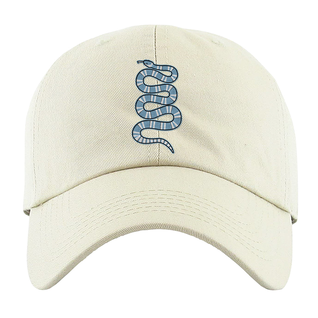 Concord Low 1s Dad Hat | Coiled Snake, White