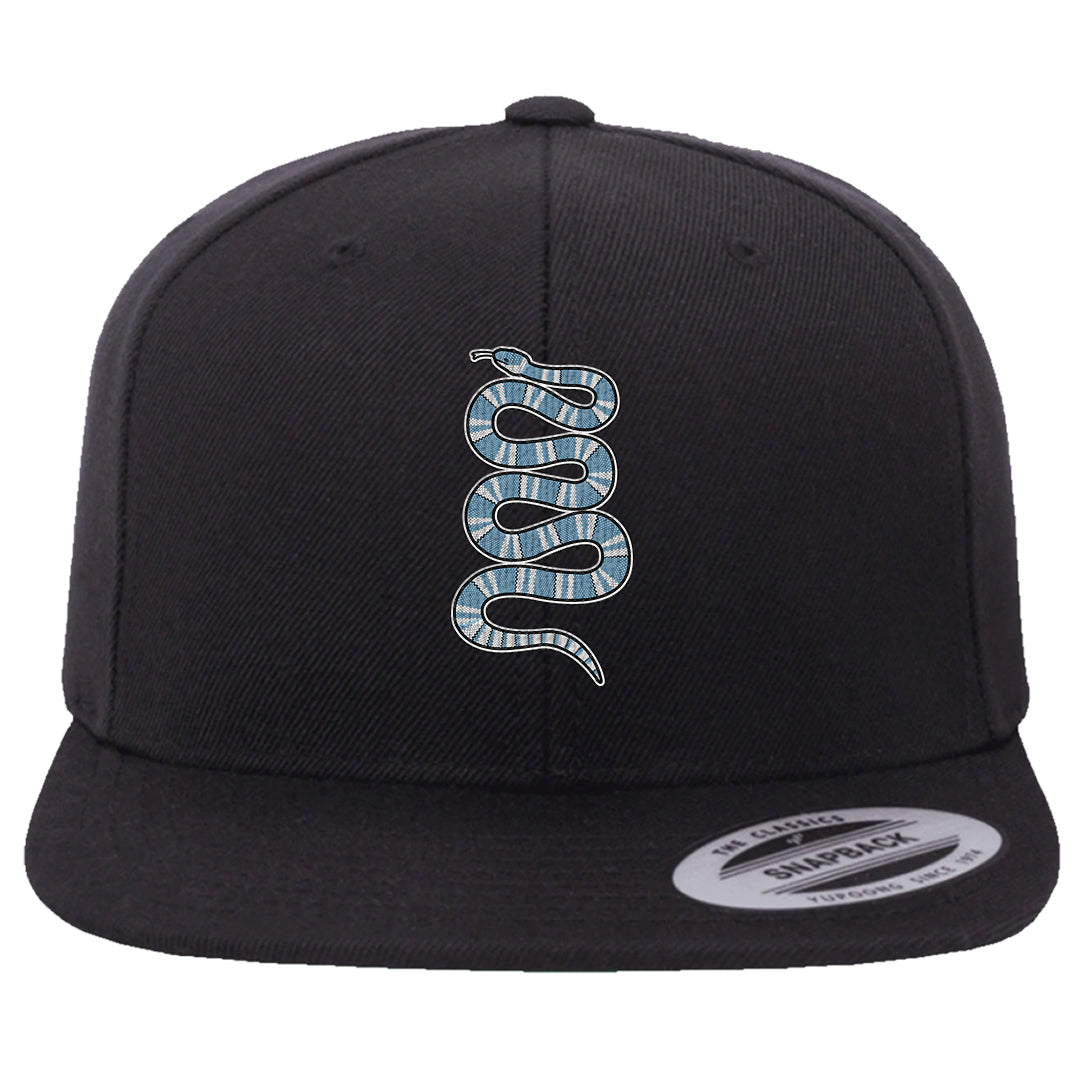 Concord Low 1s Snapback Hat | Coiled Snake, Black