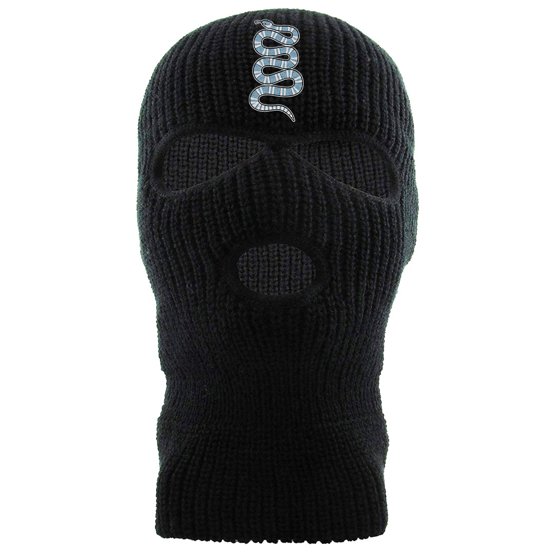 Concord Low 1s Ski Mask | Coiled Snake, Black