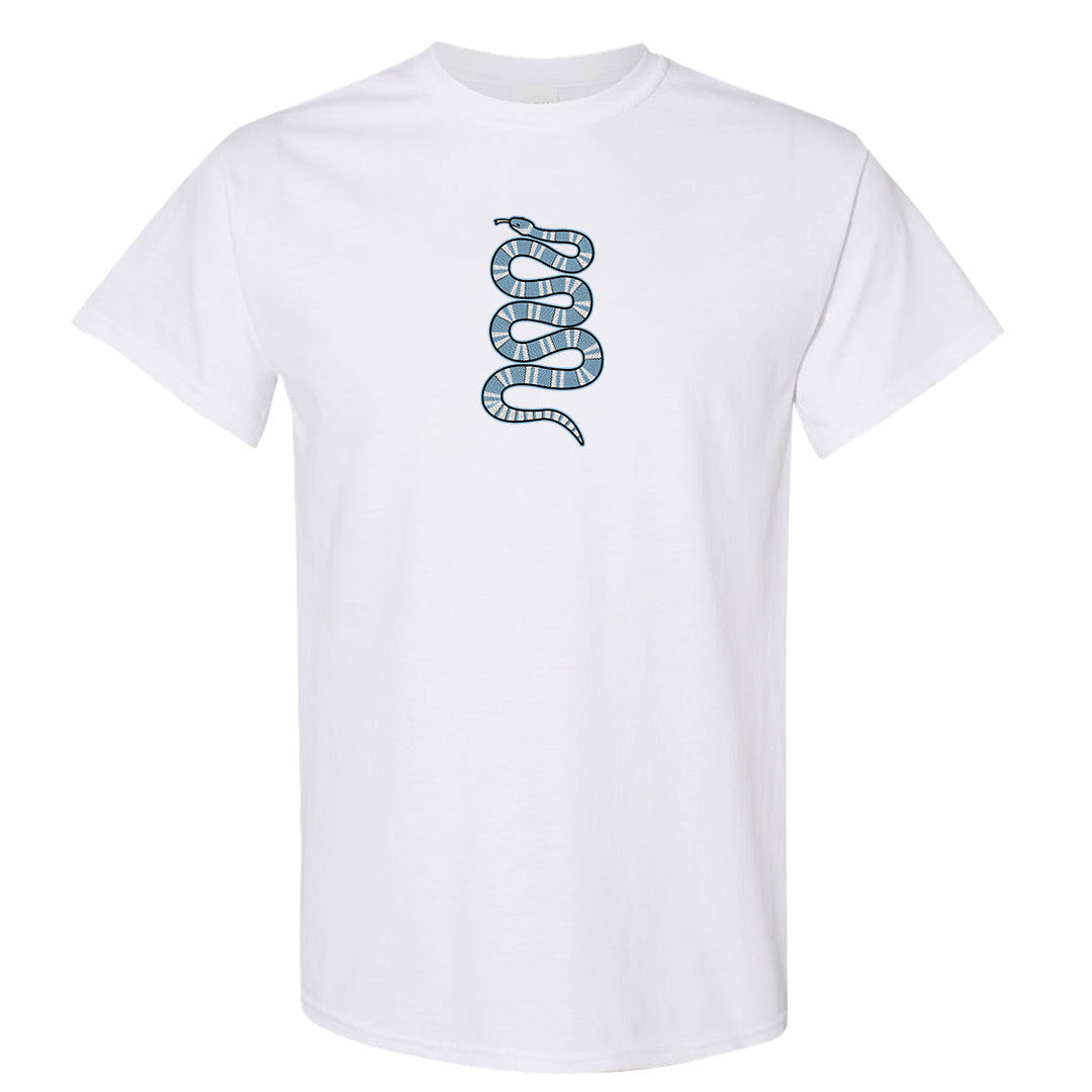 Concord Low 1s T Shirt | Coiled Snake, White