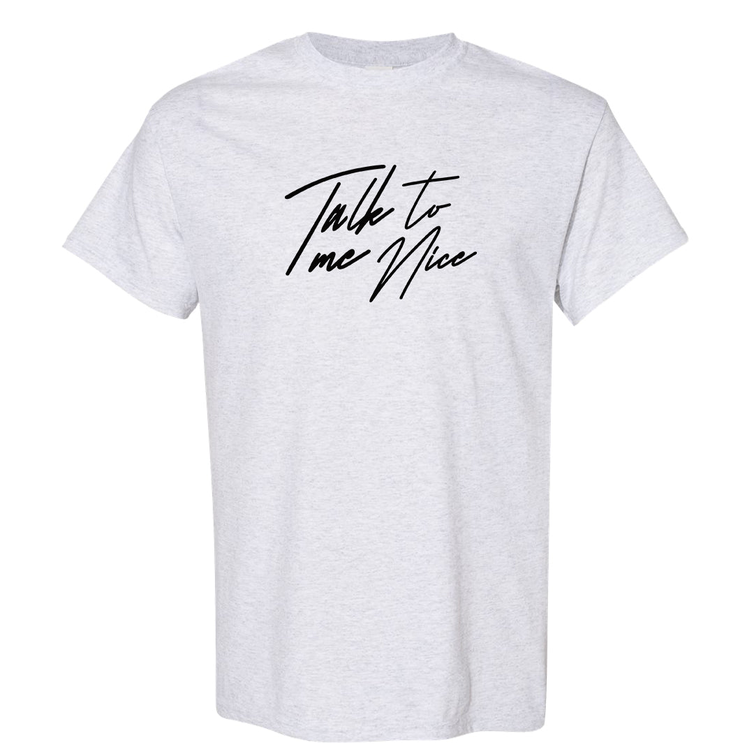 Concord Low 1s T Shirt | Talk To Me Nice, Ash