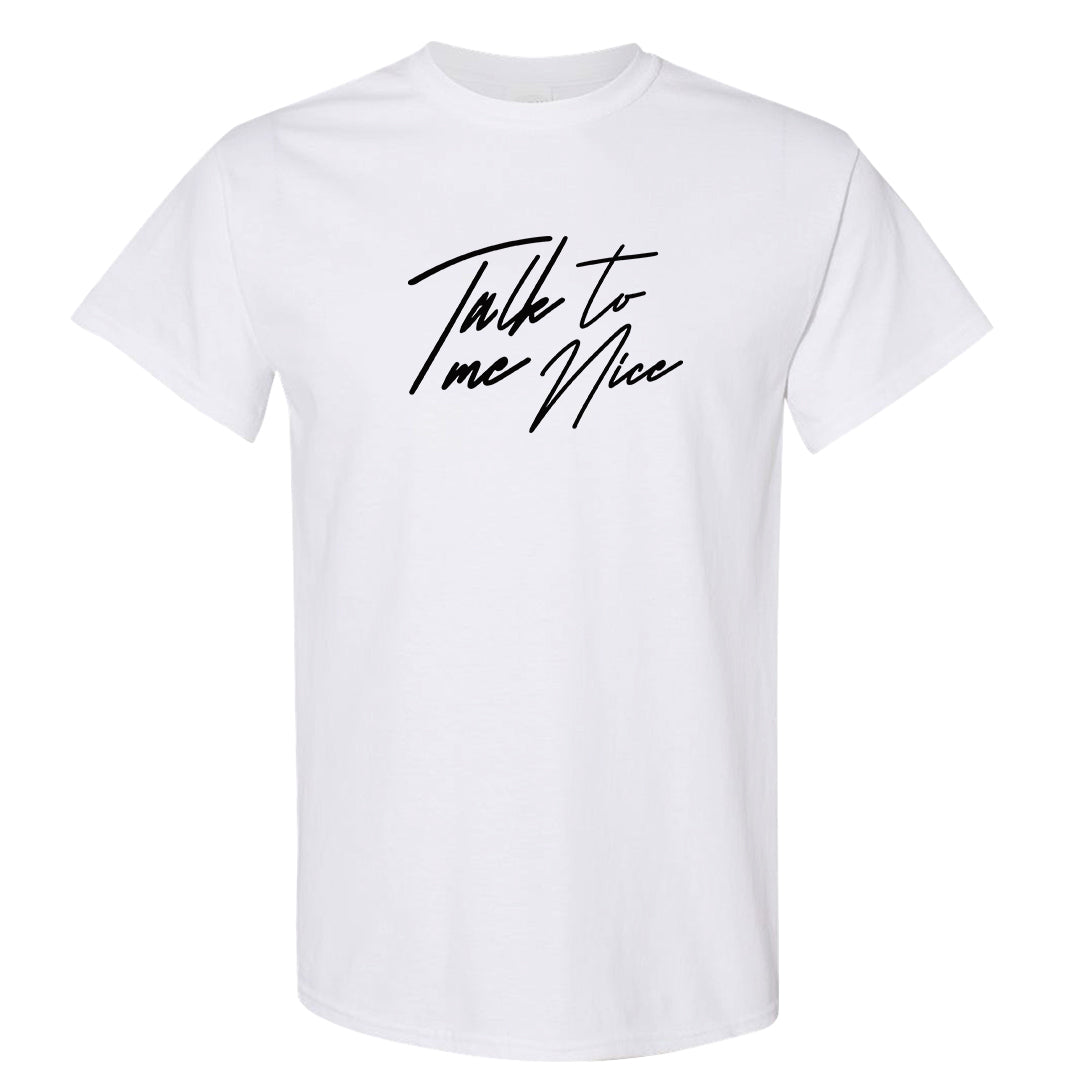 Concord Low 1s T Shirt | Talk To Me Nice, White