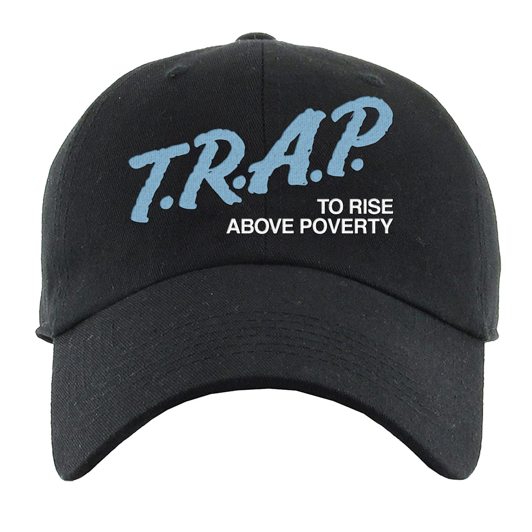 Concord Low 1s Dad Hat | Trap To Rise Above Poverty, Black