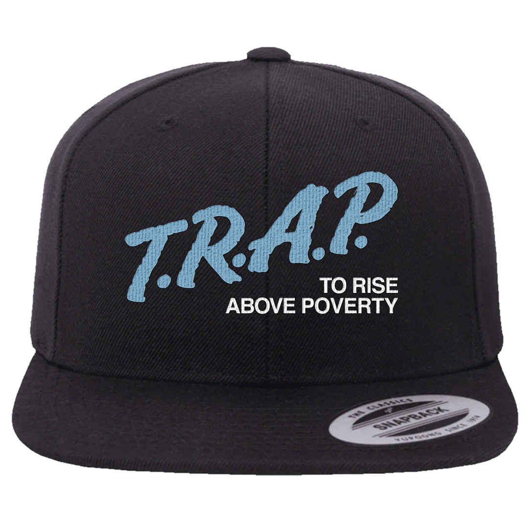 Concord Low 1s Snapback Hat | Trap To Rise Above Poverty, Black