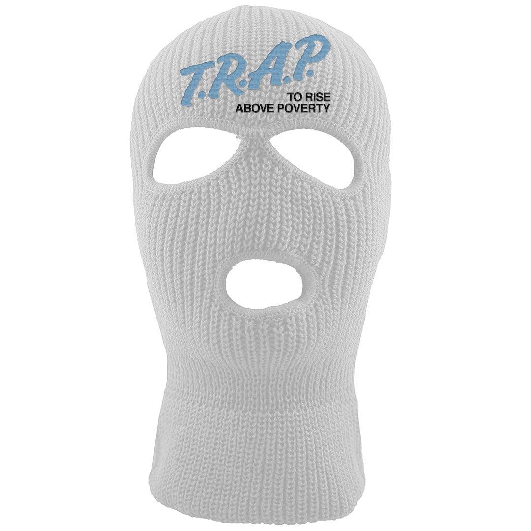 Concord Low 1s Ski Mask | Trap To Rise Above Poverty, White