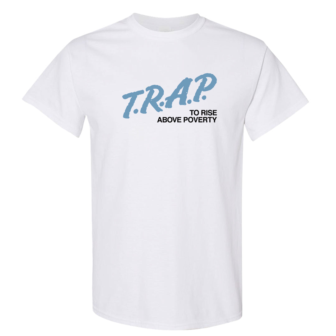 Concord Low 1s T Shirt | Trap To Rise Above Poverty, White