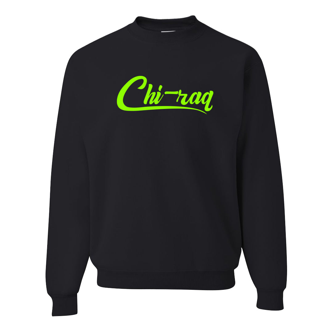 Golf Black Toe Low 1s Crewneck Sweatshirt | Chiraq, Black