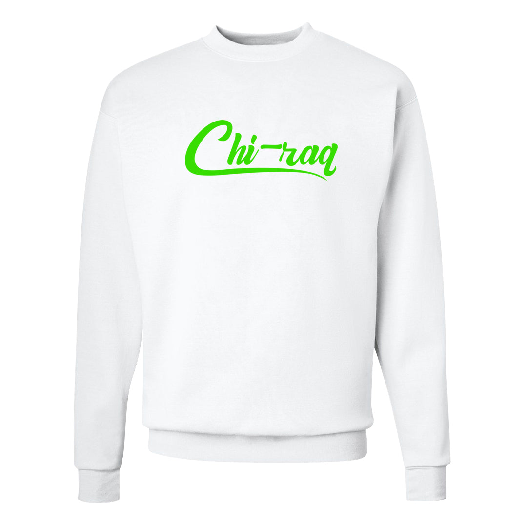 Golf Black Toe Low 1s Crewneck Sweatshirt | Chiraq, White