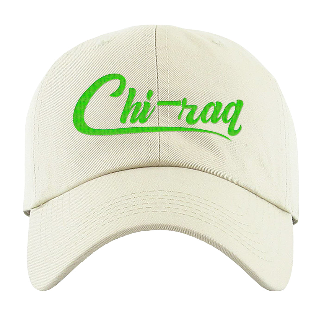 Golf Black Toe Low 1s Dad Hat | Chiraq, White