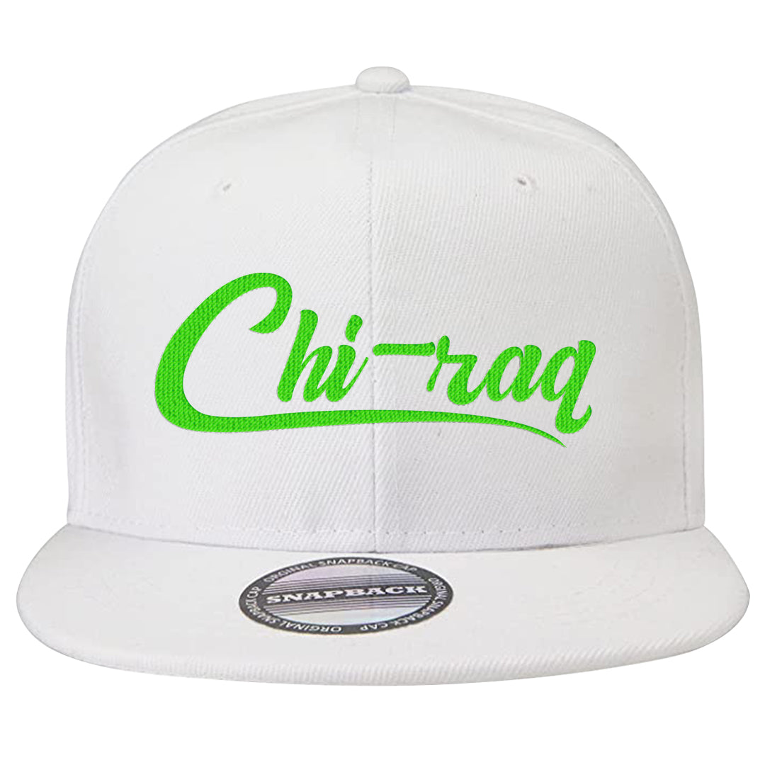 Golf Black Toe Low 1s Snapback Hat | Chiraq, White