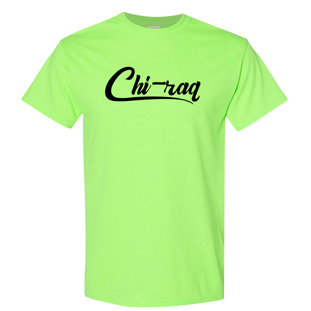 Golf Black Toe Low 1s T Shirt | Chiraq, Neon Green