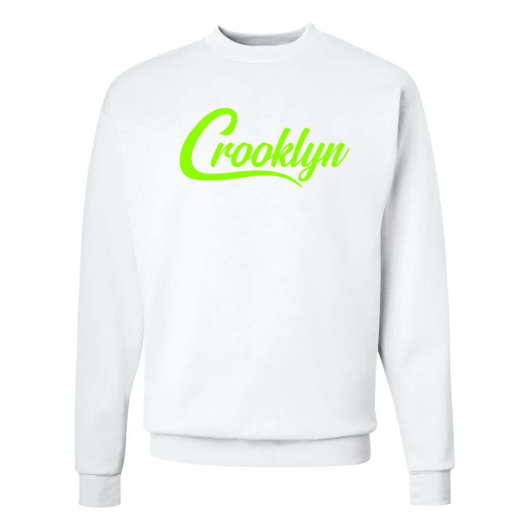 Golf Black Toe Low 1s Crewneck Sweatshirt | Crooklyn, White