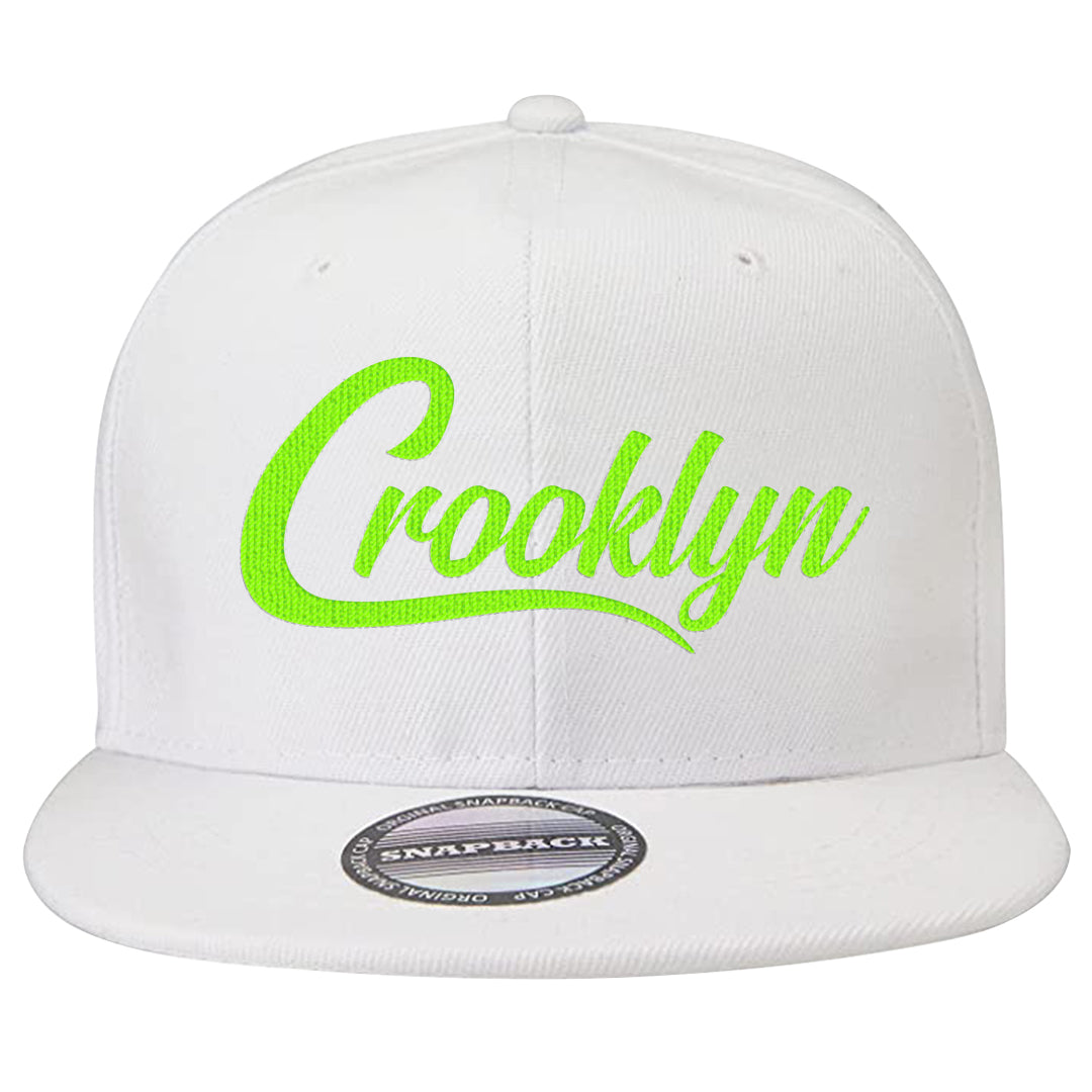 Golf Black Toe Low 1s Snapback Hat | Crooklyn, White