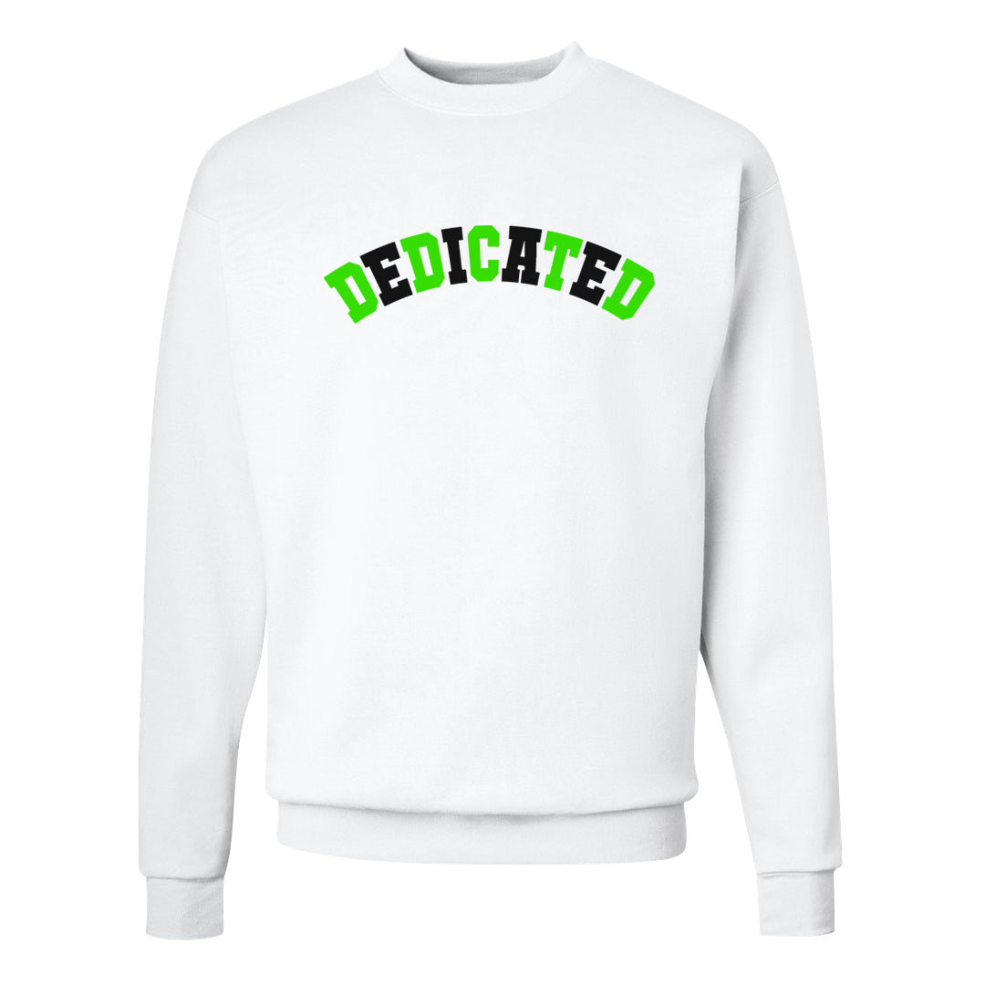 Golf Black Toe Low 1s Crewneck Sweatshirt | Dedicated, White