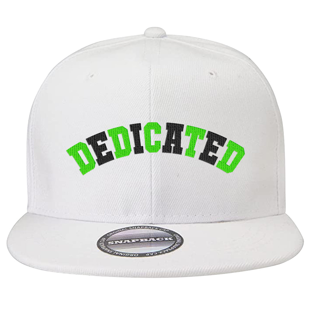 Golf Black Toe Low 1s Snapback Hat | Dedicated, White