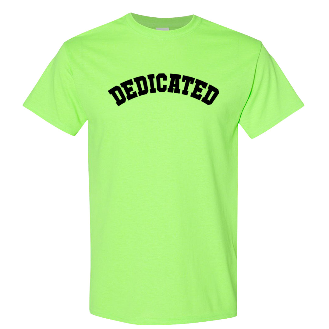 Golf Black Toe Low 1s T Shirt | Dedicated, Neon Green