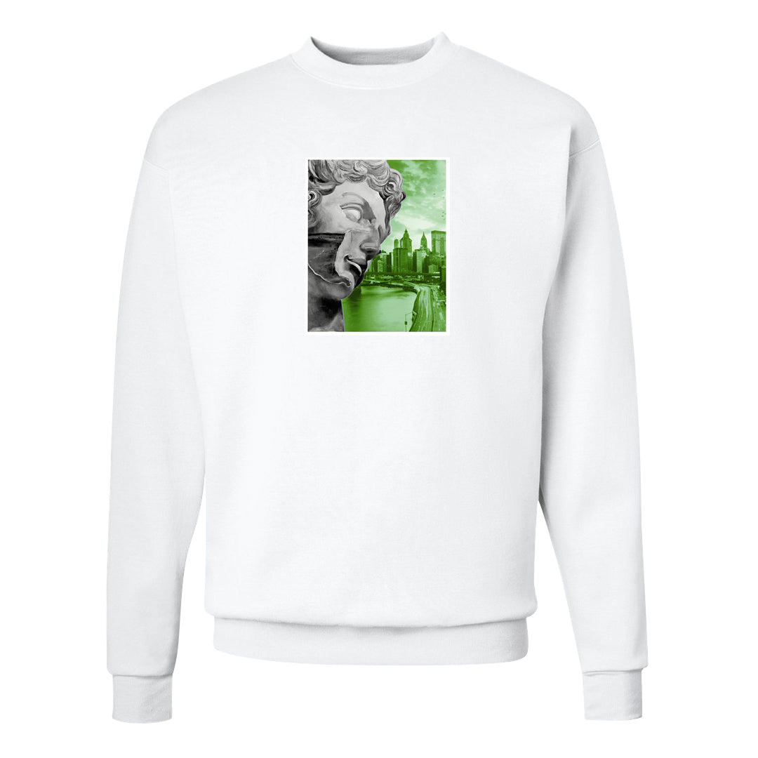 Golf Black Toe Low 1s Crewneck Sweatshirt | Miguel, White