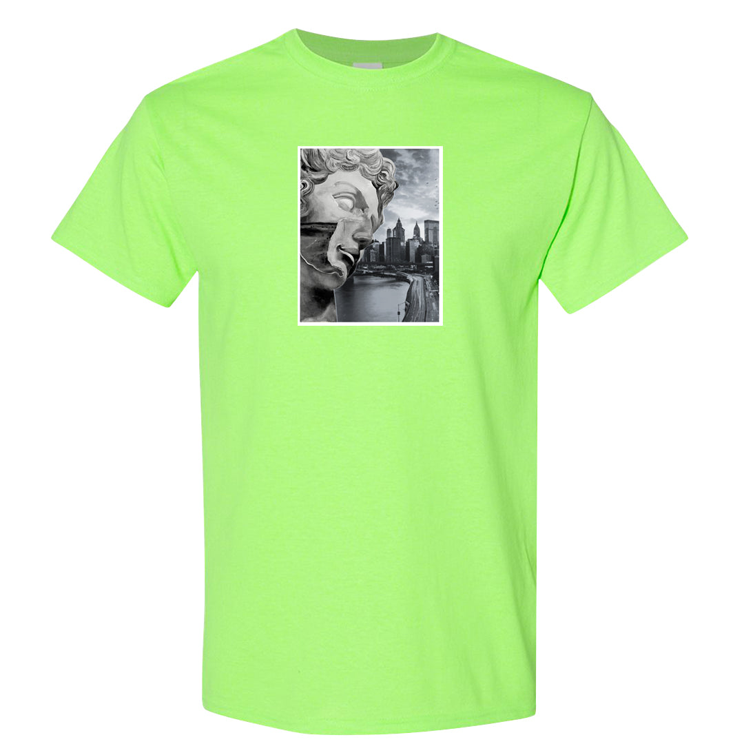 Golf Black Toe Low 1s T Shirt | Miguel, Neon Green