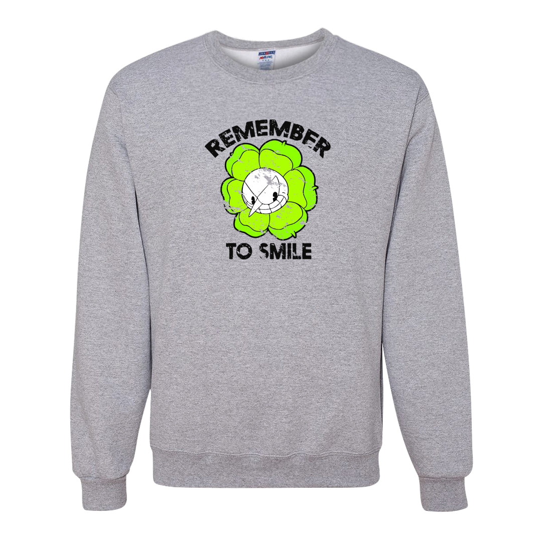 Golf Black Toe Low 1s Crewneck Sweatshirt | Remember To Smile, Ash