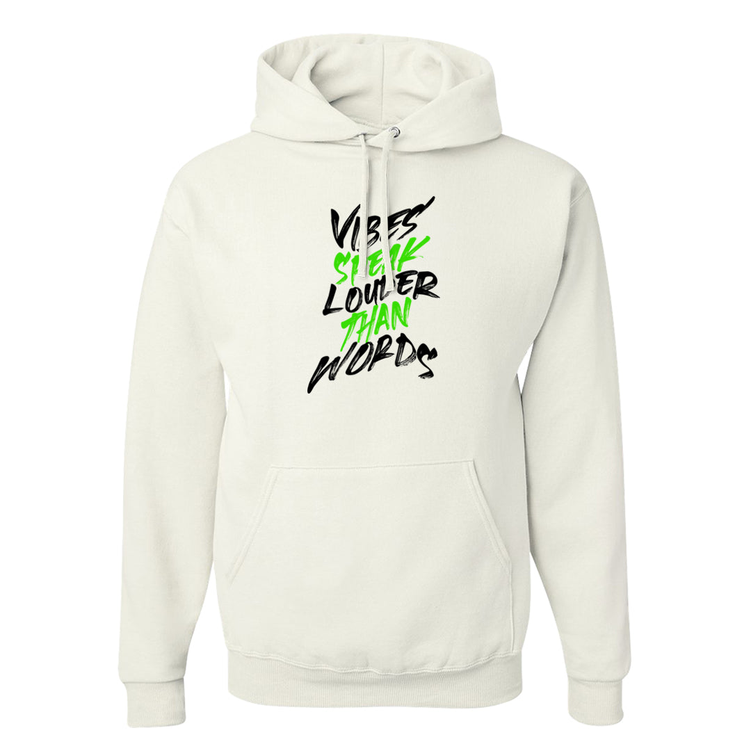 Golf Black Toe Low 1s Hoodie | Vibes Speak Louder Than Words, White