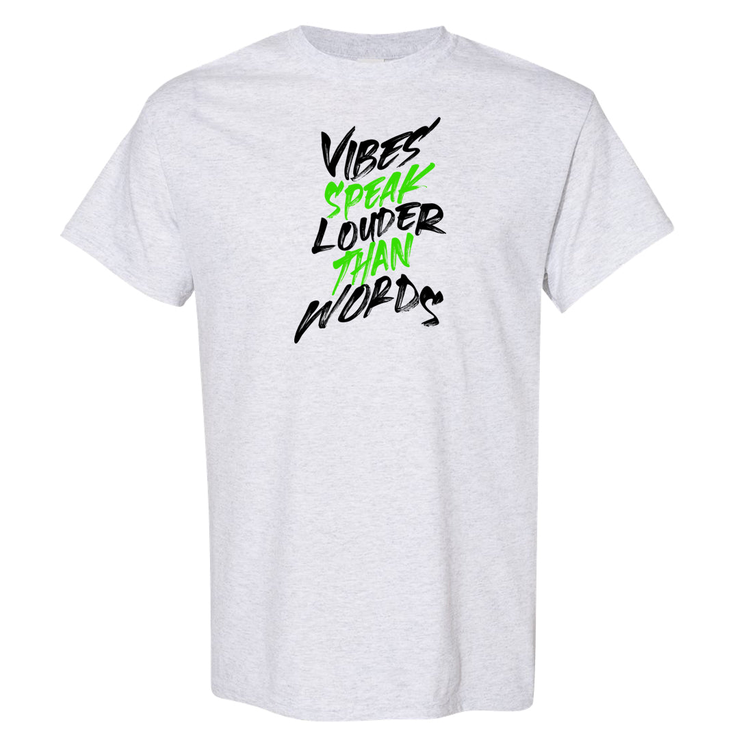 Golf Black Toe Low 1s T Shirt | Vibes Speak Louder Than Words, Ash