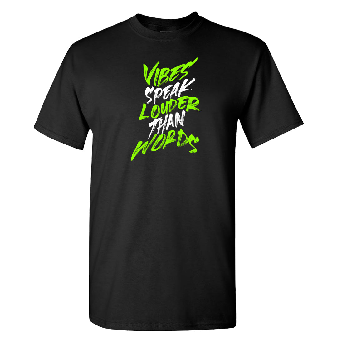 Golf Black Toe Low 1s T Shirt | Vibes Speak Louder Than Words, Black