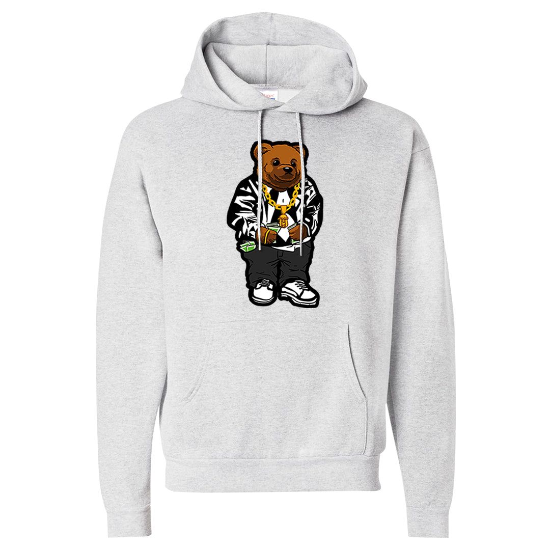 Homage Split Black White Low 1s Hoodie | Sweater Bear, Ash