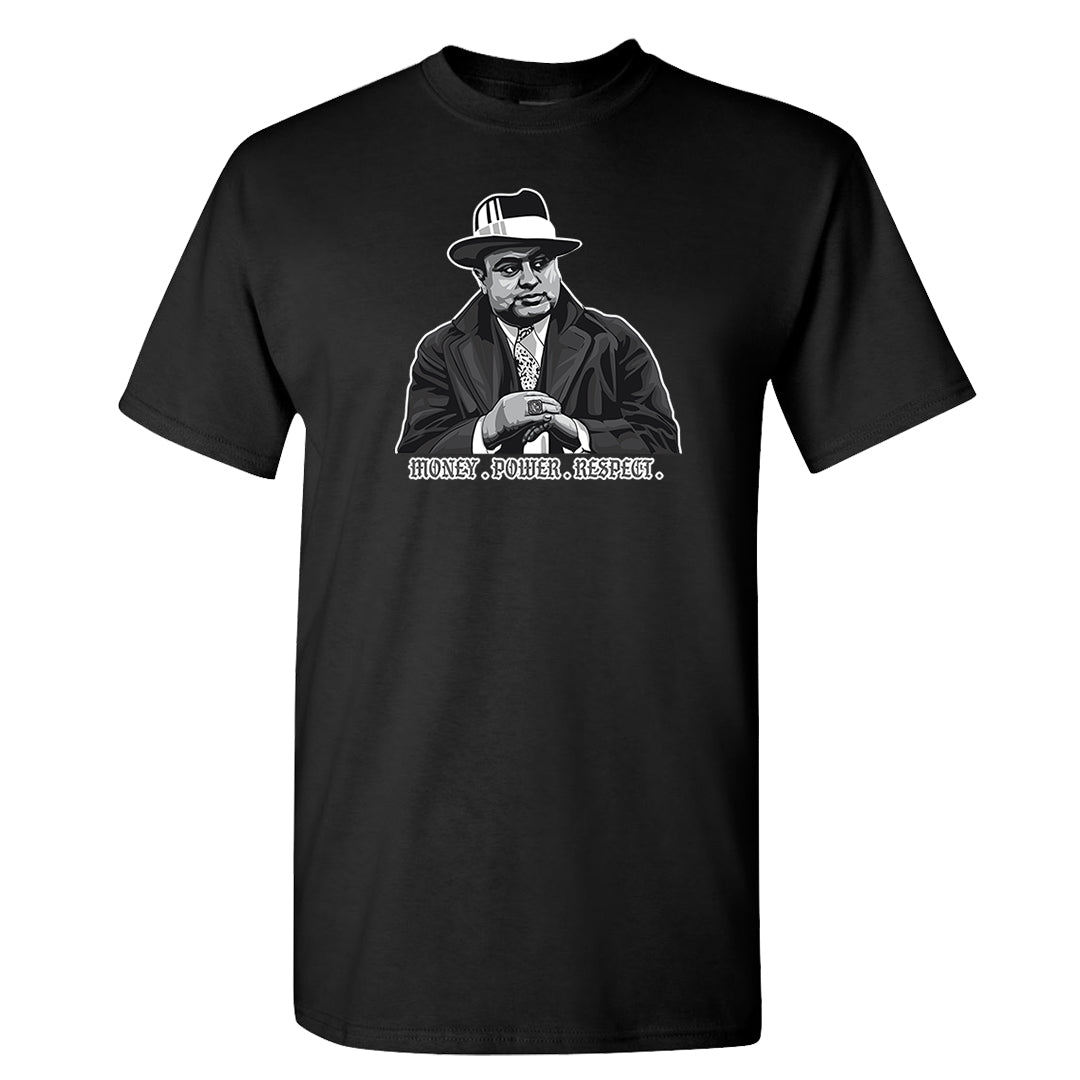 Homage Split Black White Low 1s T Shirt | Capone Illustration, Black